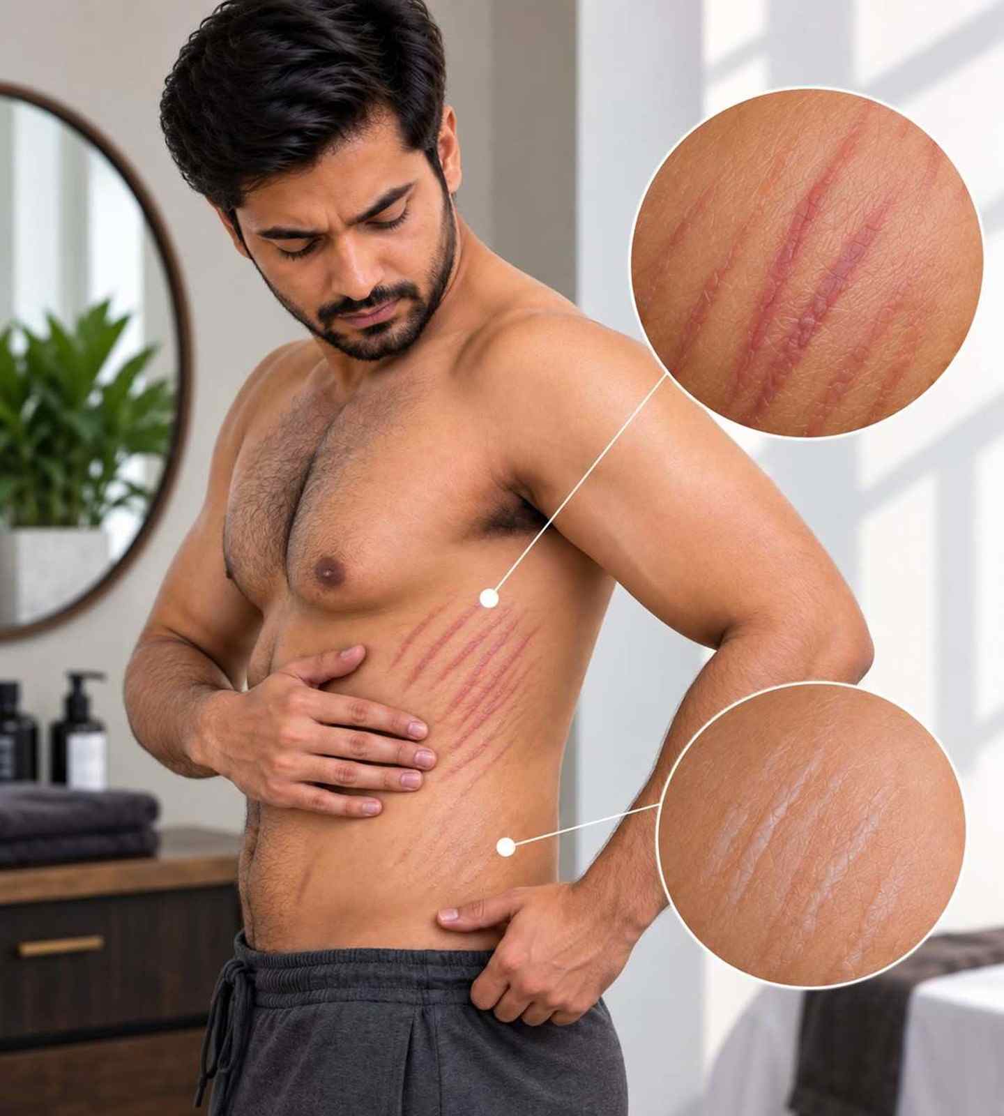 What are stretch marks